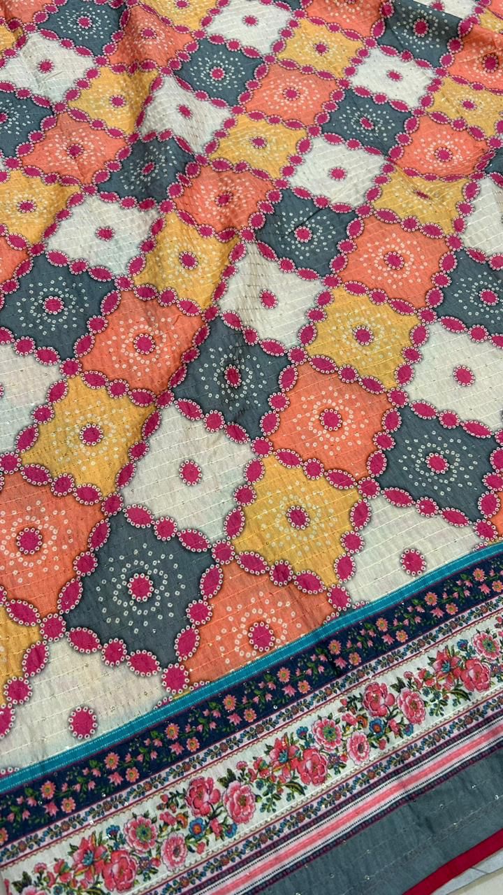 Digital Bandhani Saree Vol.5