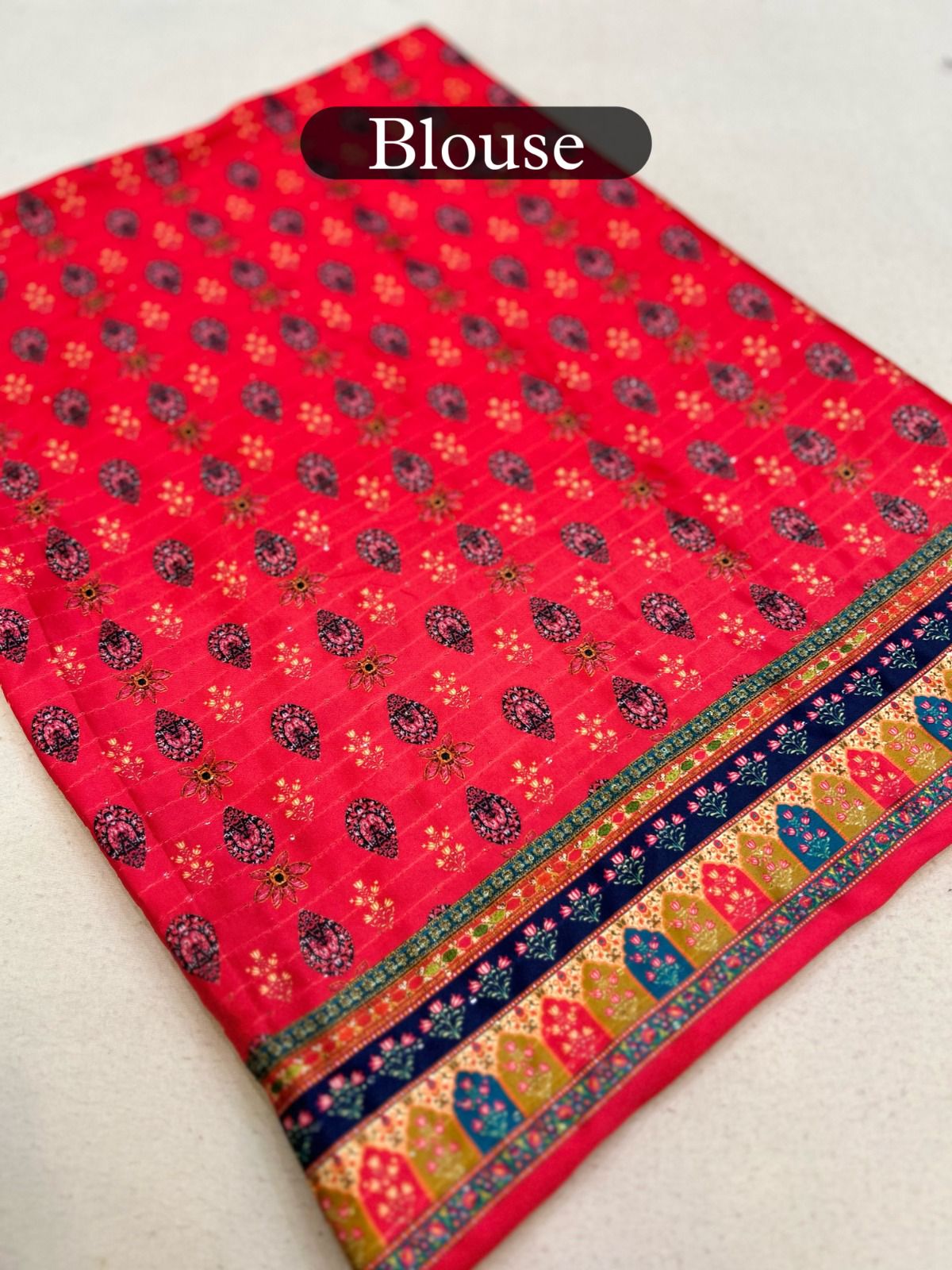 White Multi Lehanga Choli