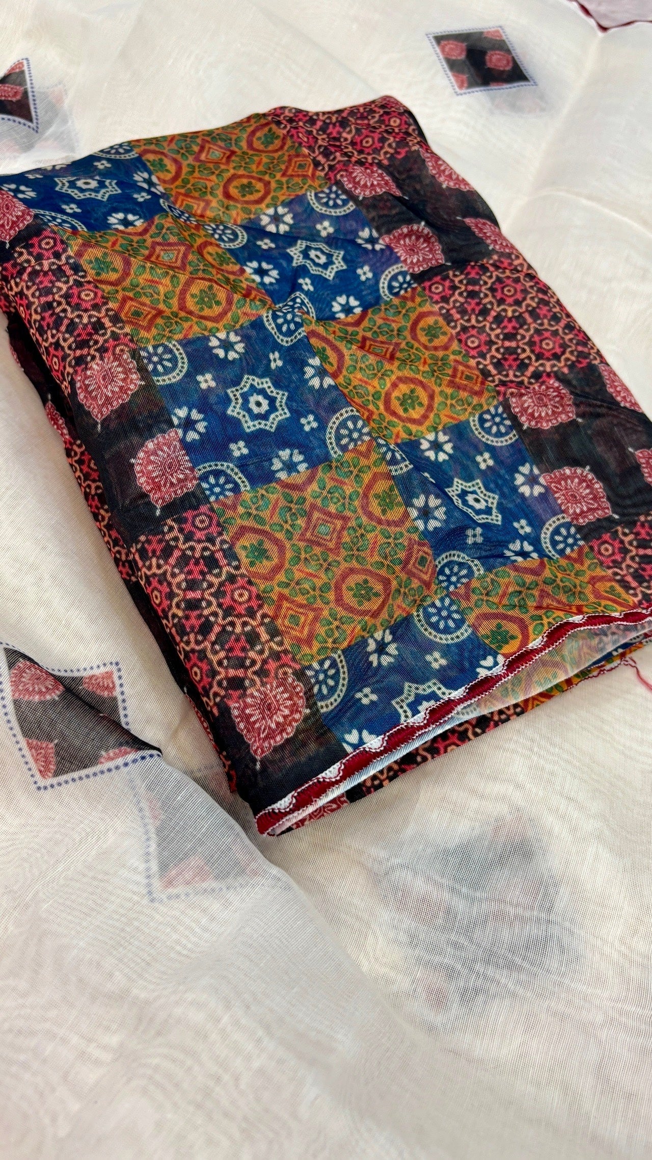 Digital Handpicked, Handwork Saree