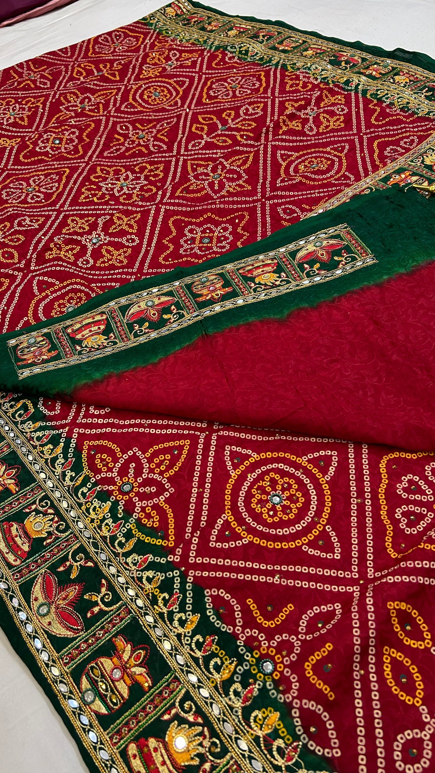 Vintage Gharchola Saree