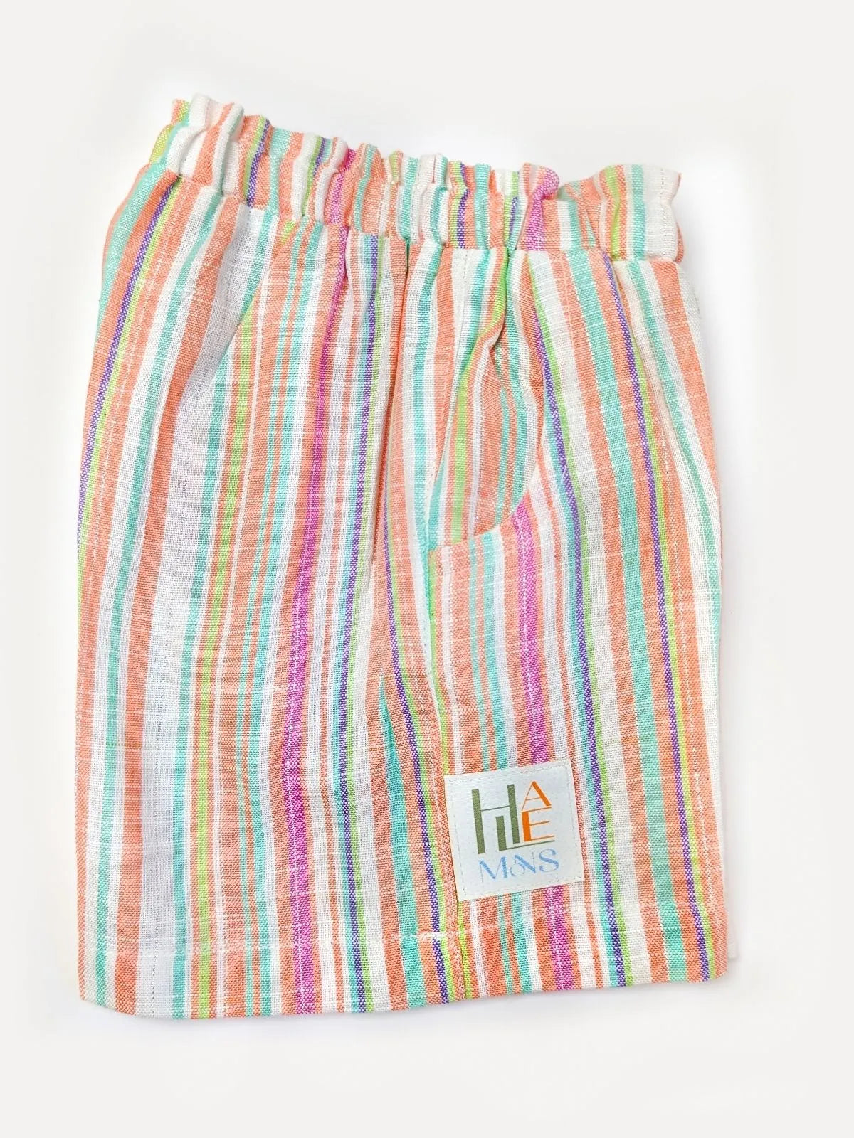 Halemons Unisex Knee Length Casual Multi Pocket Pants- Peach