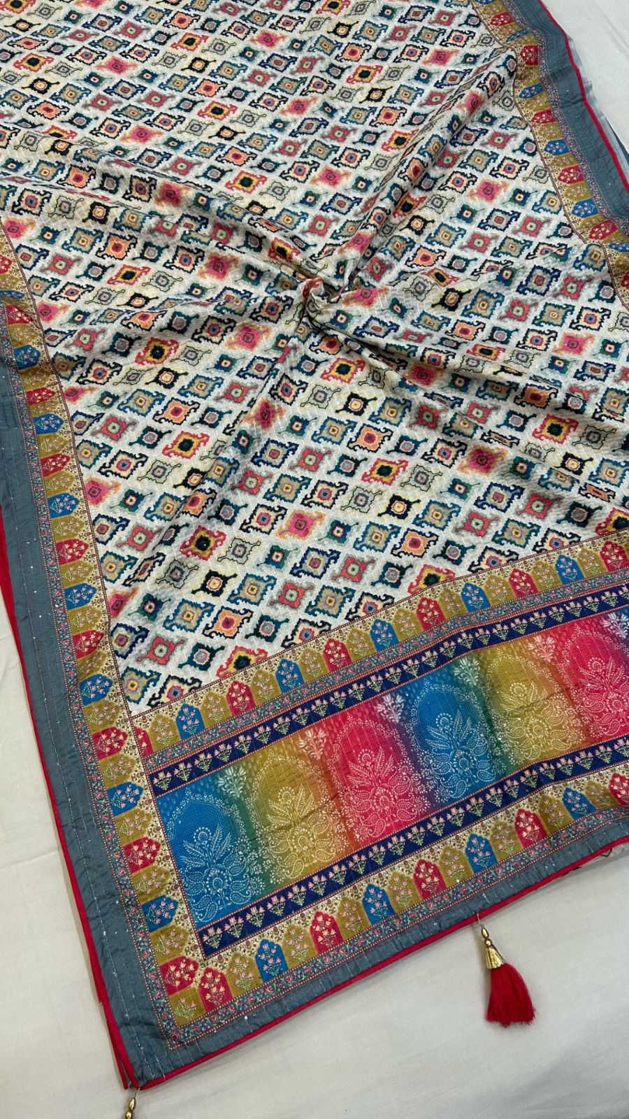 Digital White Saree Vol.1