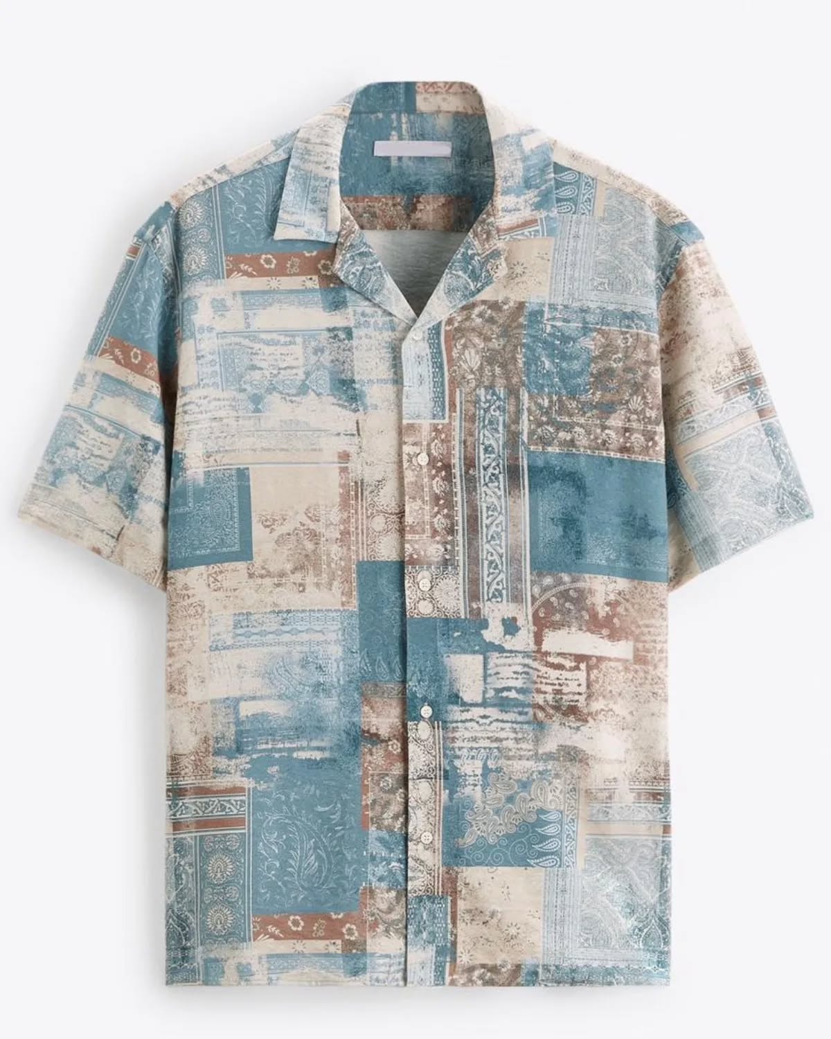 Stylish Casual Printed Half Sleeve Shirt For Men 08