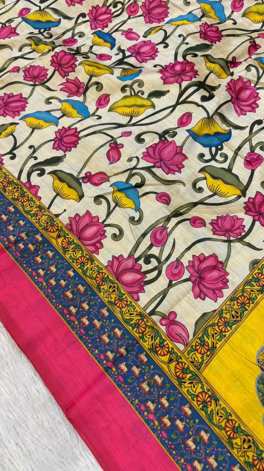 Tusser Silk Kalamkari Saree Vol.2