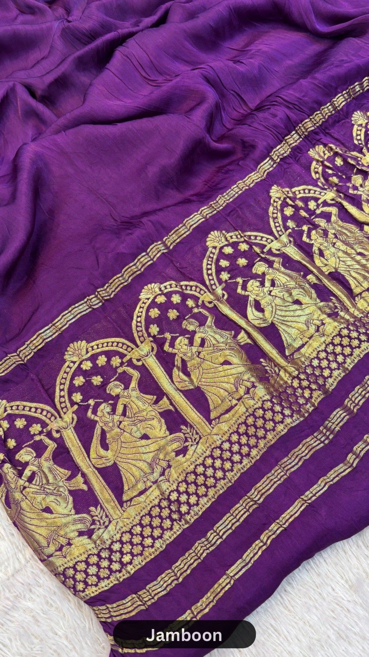 Plain Model Silk Saree (Never a Old Fashion) Jamboon