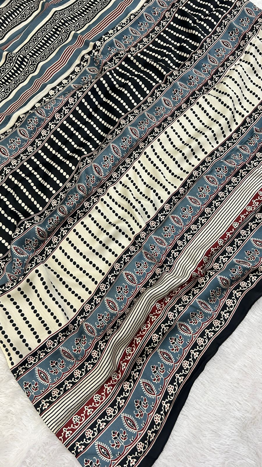 Summer Special Ajrakh Collection Saree (108)