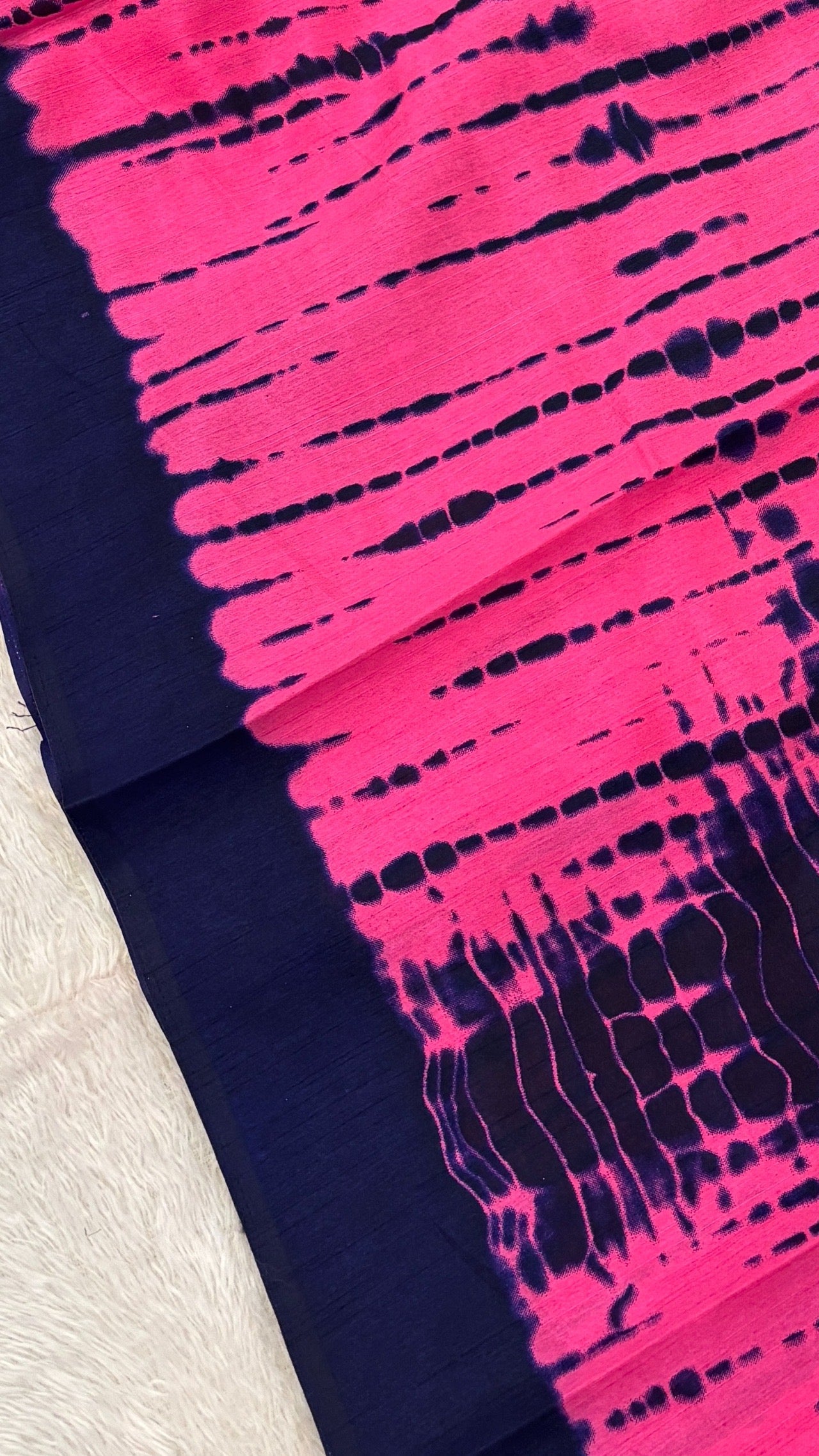 Gulaabi Raag, Sambalpuri Cotton Silk Saree