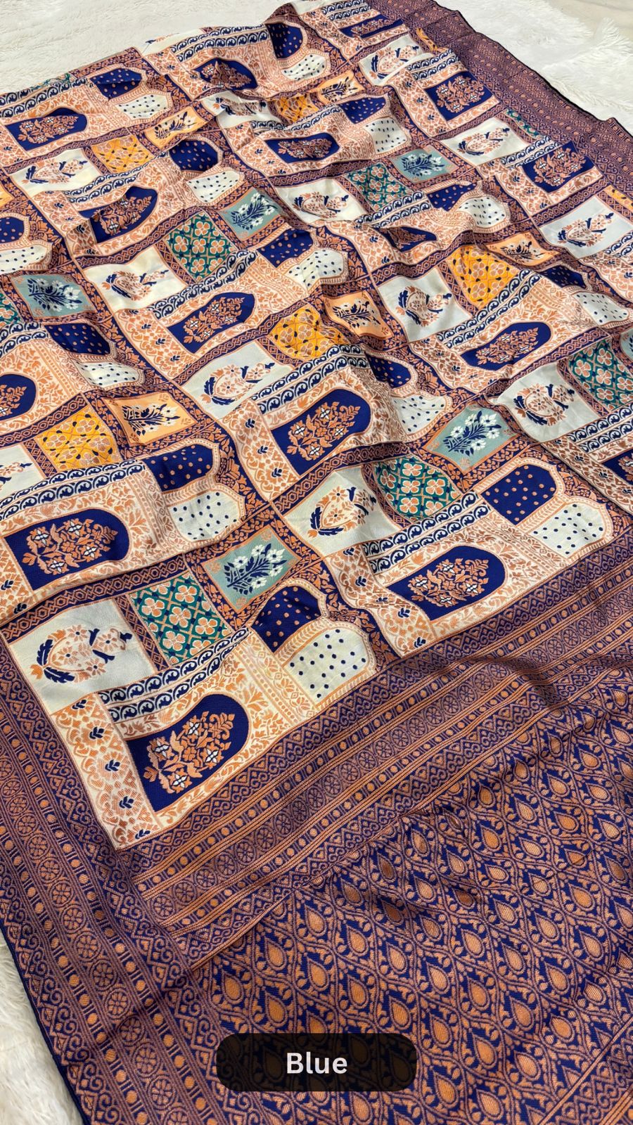 Soft Silk Rajwadi Saree