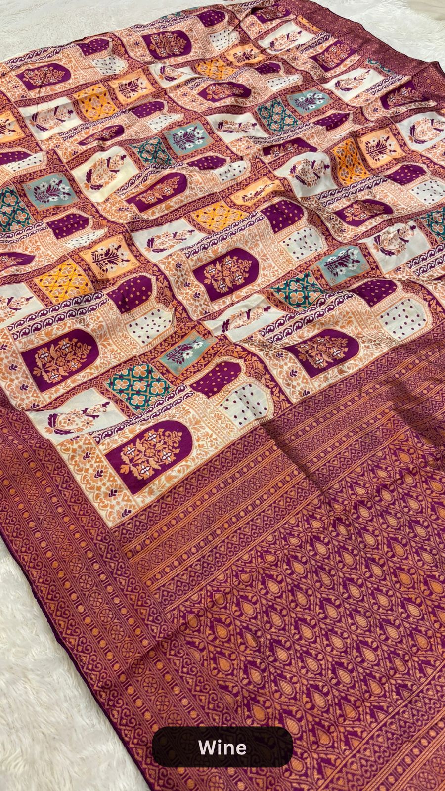 Soft Silk Rajwadi Saree