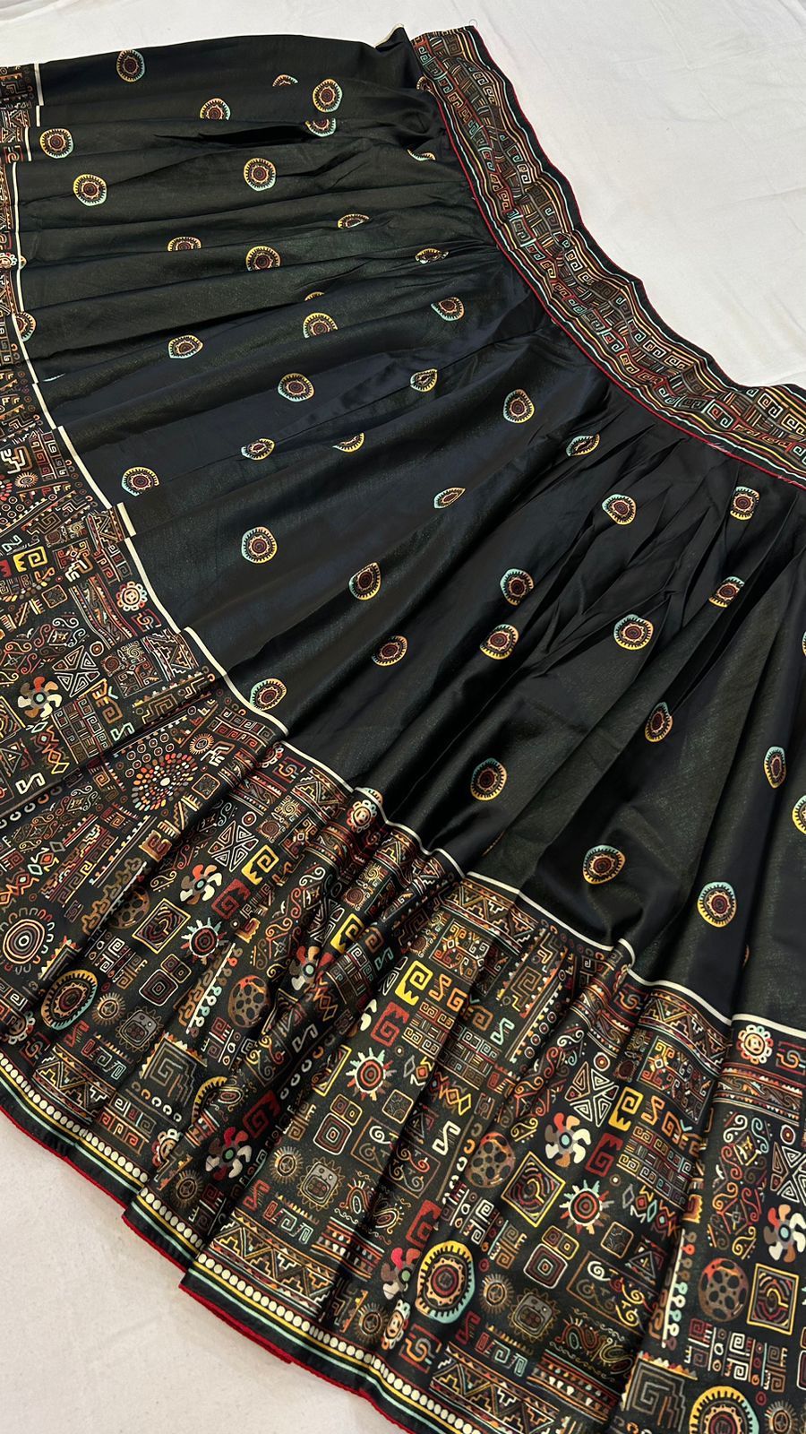 Kalamkari 7 Meter flair Lehanga Choli