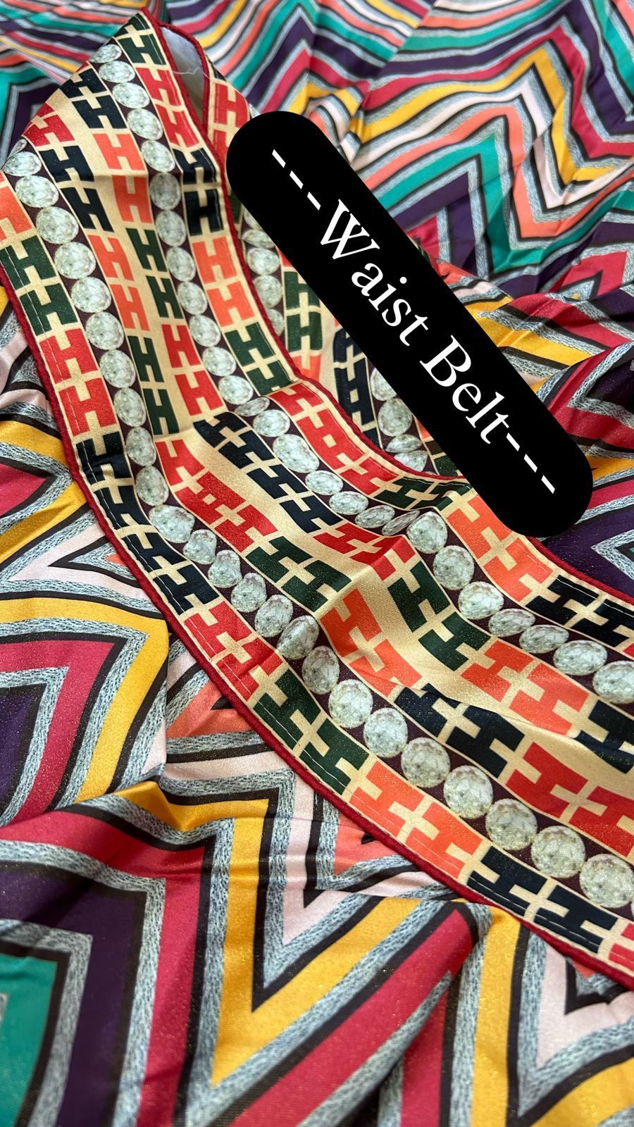 Multi Stripe 7 Meter Flair Lehanga Choli