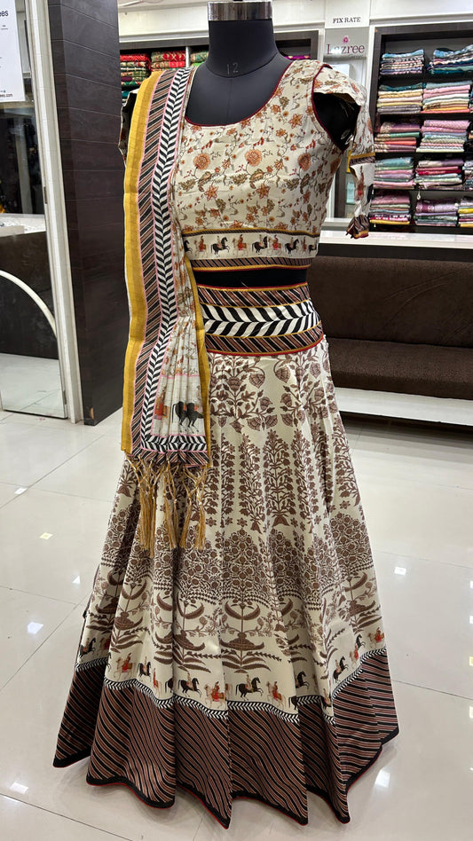 Raj Rajwada 7 Meter flair Lehanga Choli