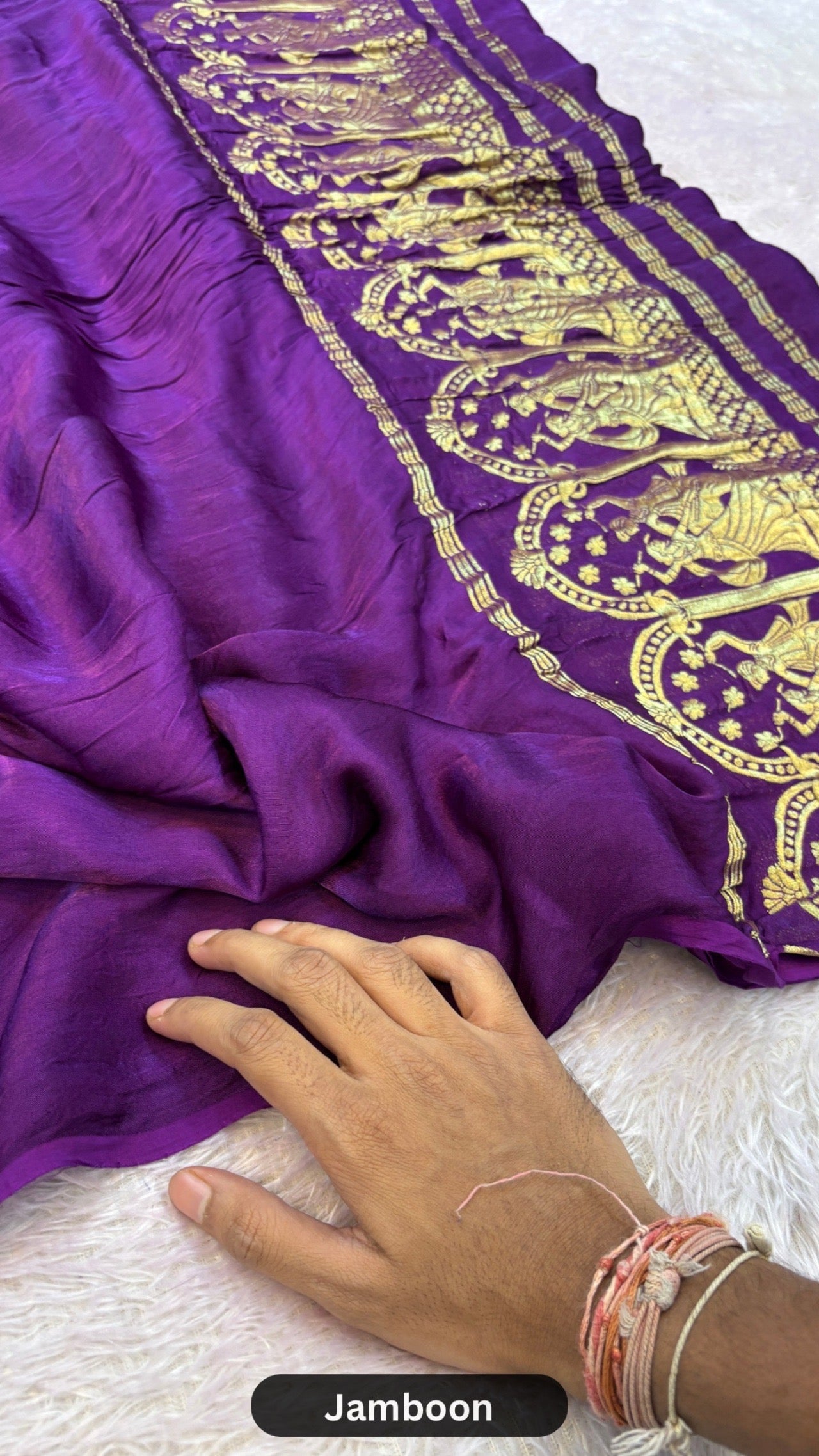 Plain Model Silk Saree (Never a Old Fashion) Jamboon