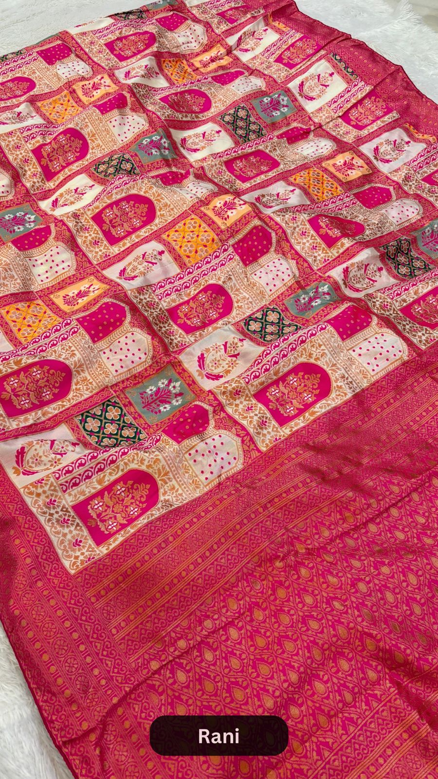 Soft Silk Rajwadi Saree
