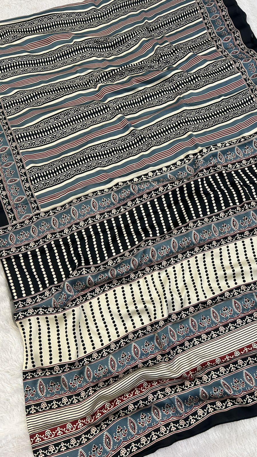 Summer Special Ajrakh Collection Saree (108)