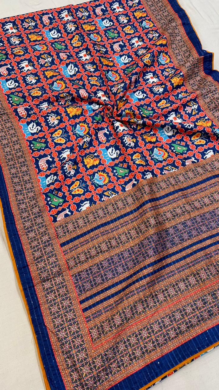 Digital Patan Patola Saree is