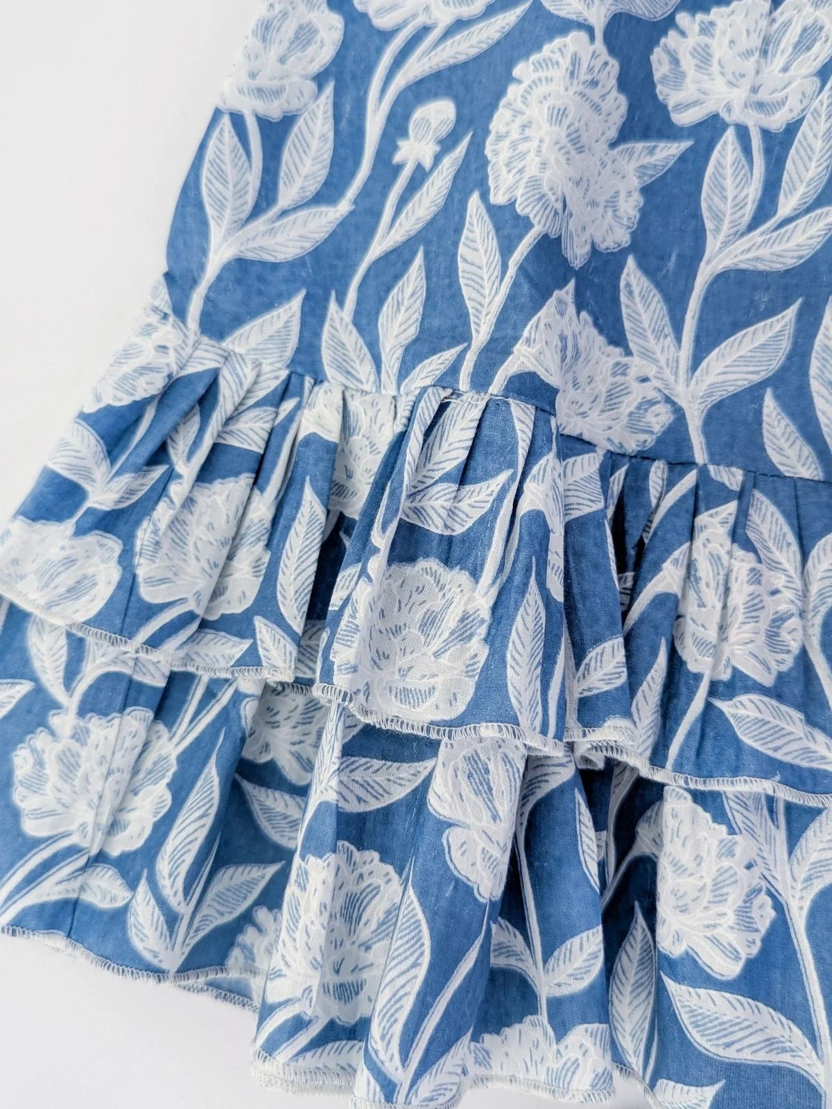 Daisy Royal Blue Ruffled Co-ord Set