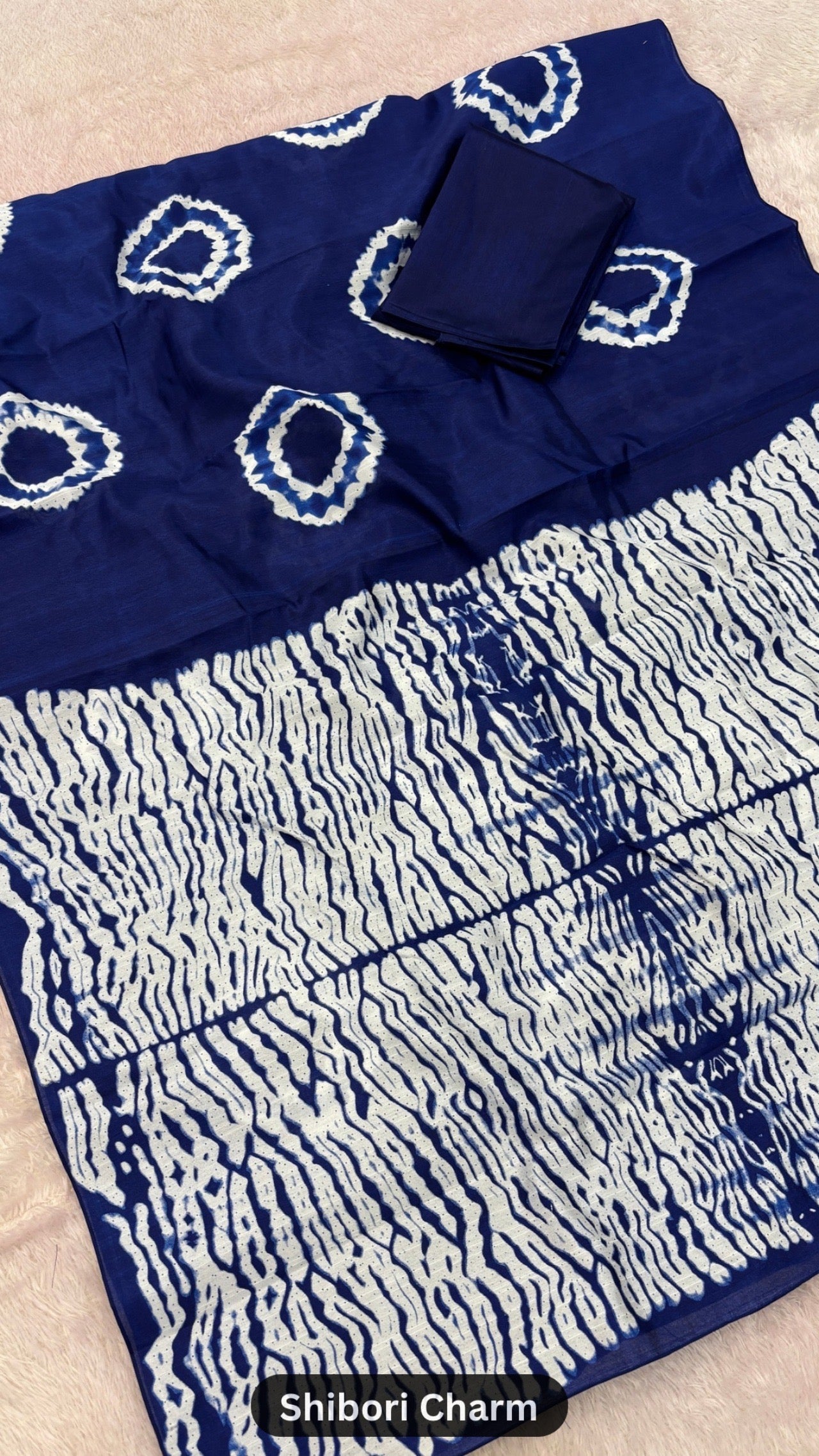 Shibori Charm, Sambalpuri Cotton Silk Saree