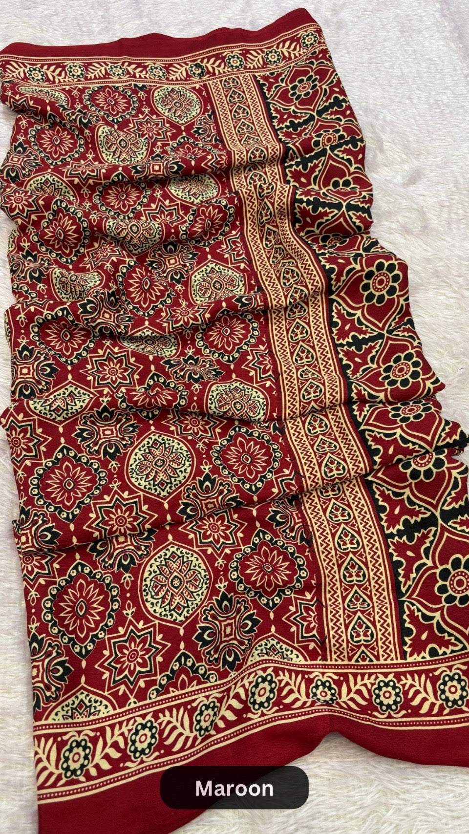 Super Hit Ajrakh Saree