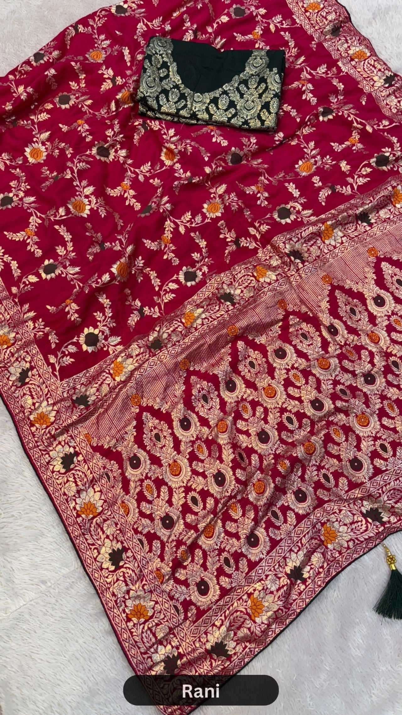 Banarasi Woven Saree with Heavy Blouse