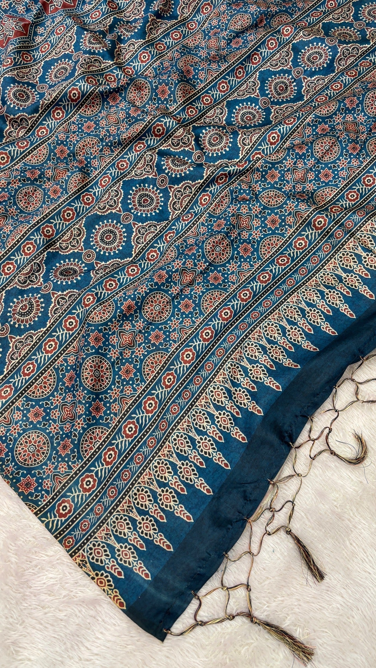 Tusser Silk Kalamkari Saree Vol.13