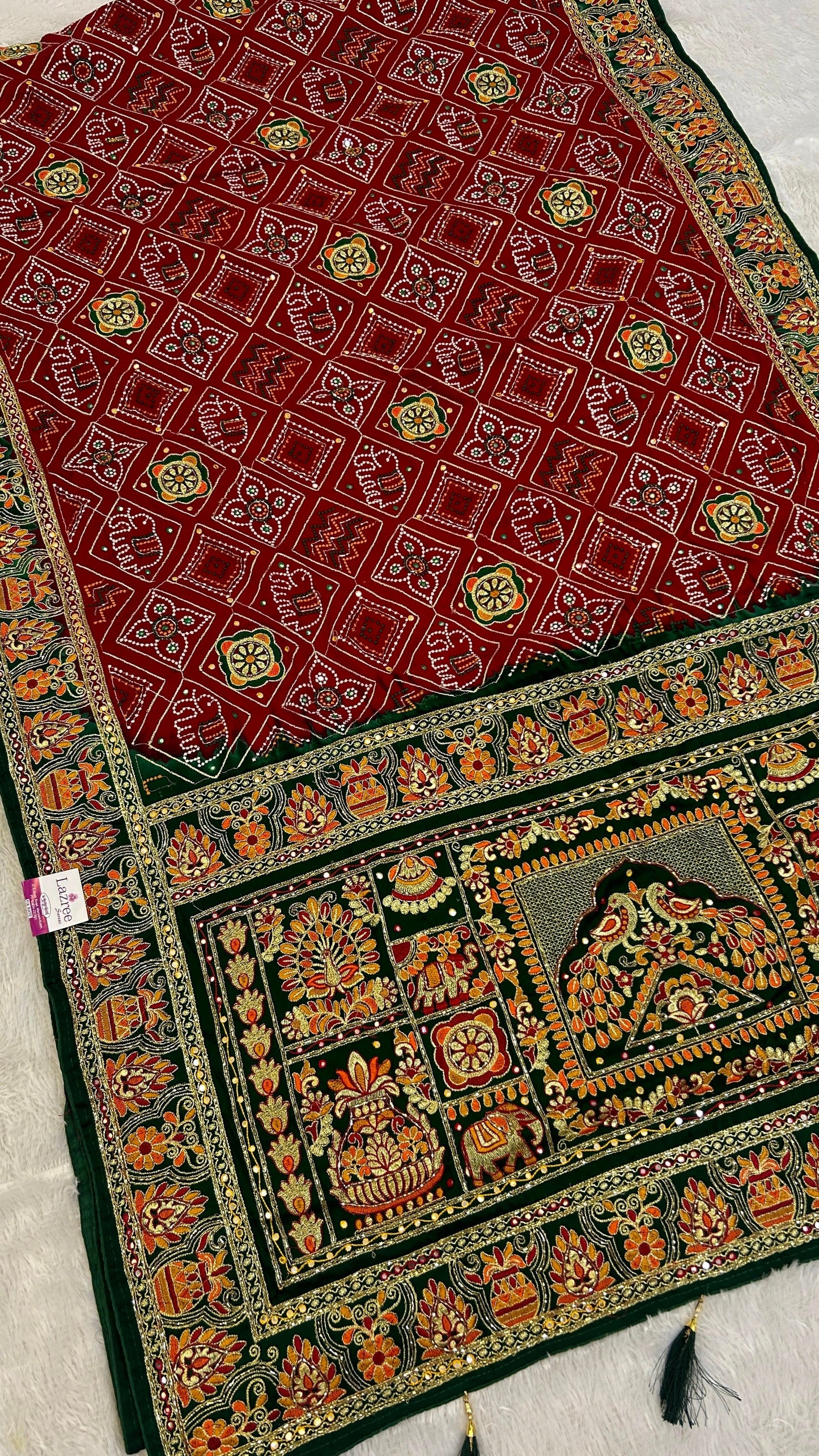 Pure Gaji Silk Gharchola