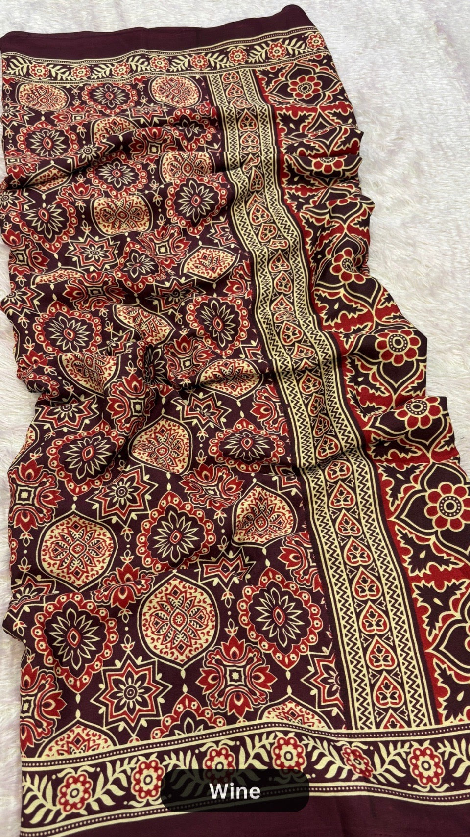 Super Hit Ajrakh Saree