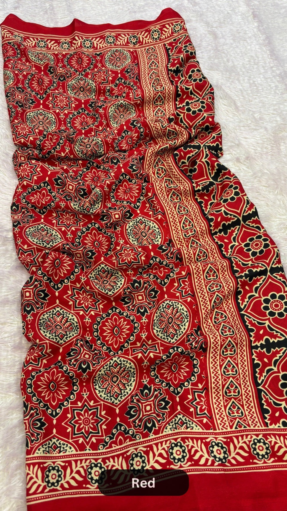 Super Hit Ajrakh Saree