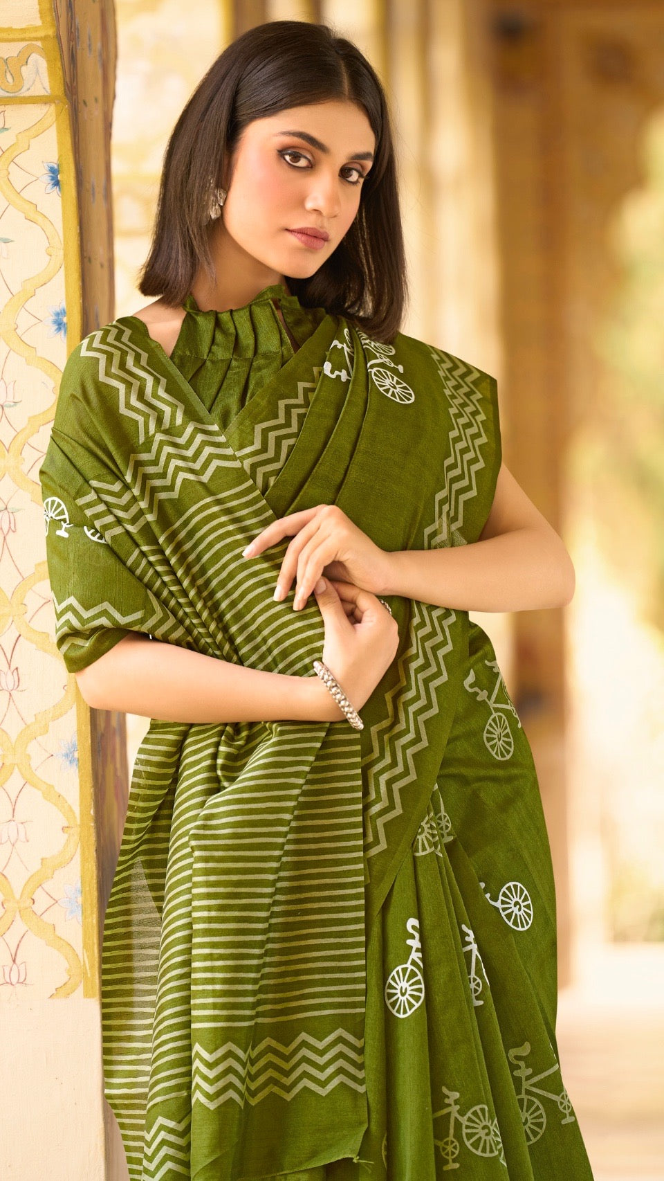 Urban Vibe, Sambalpuri Cotton Silk Saree