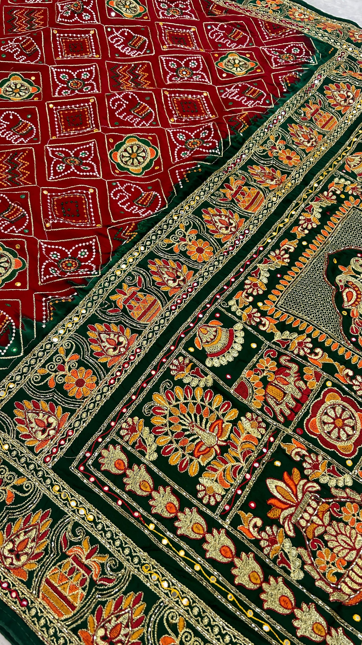 Pure Gaji Silk Gharchola