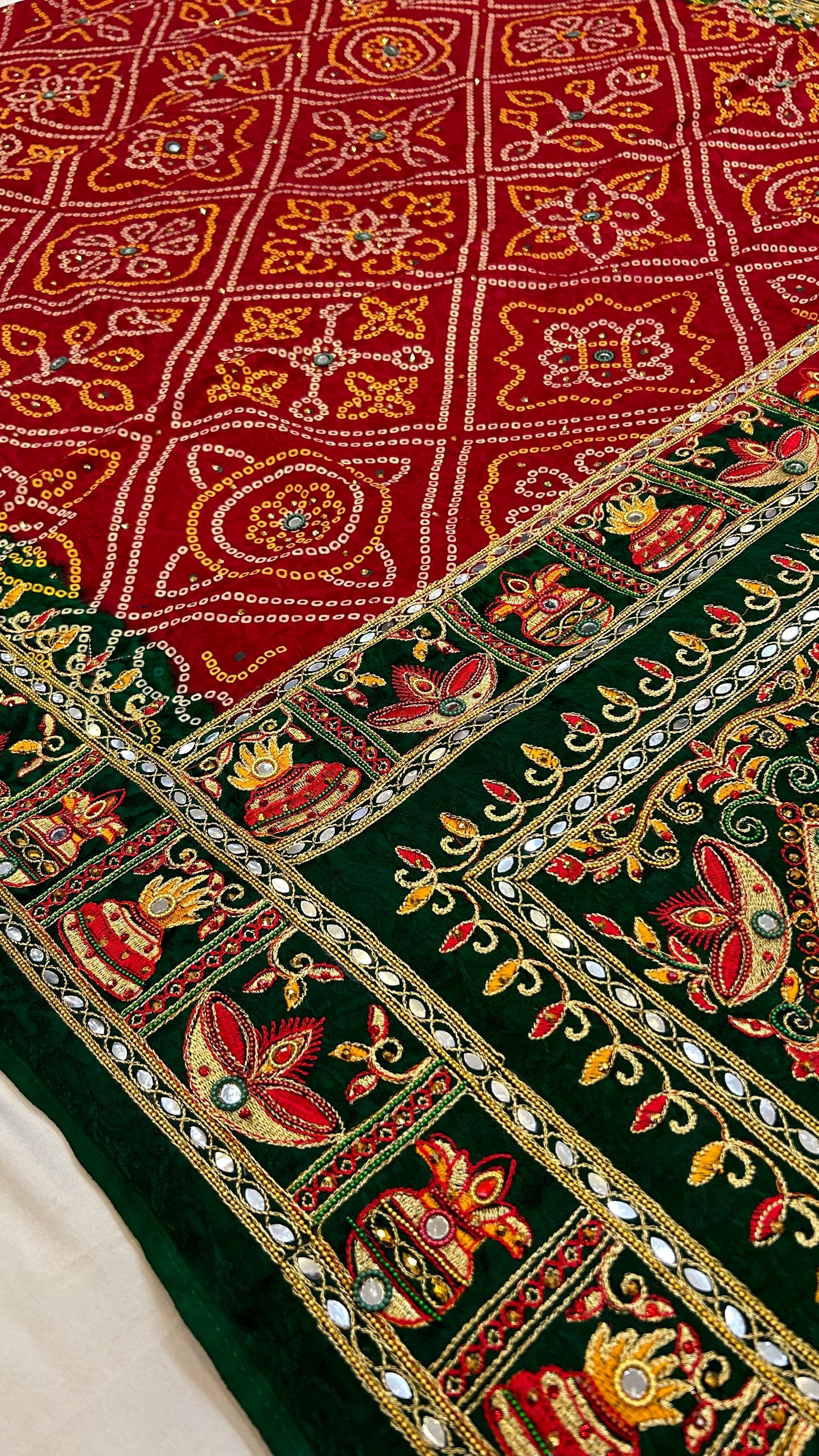 Vintage Gharchola Saree