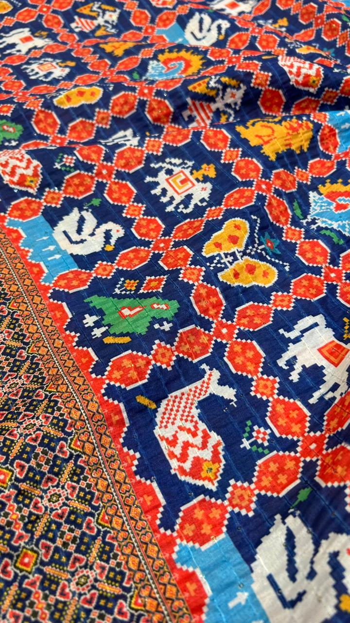 Digital Patan Patola Saree is