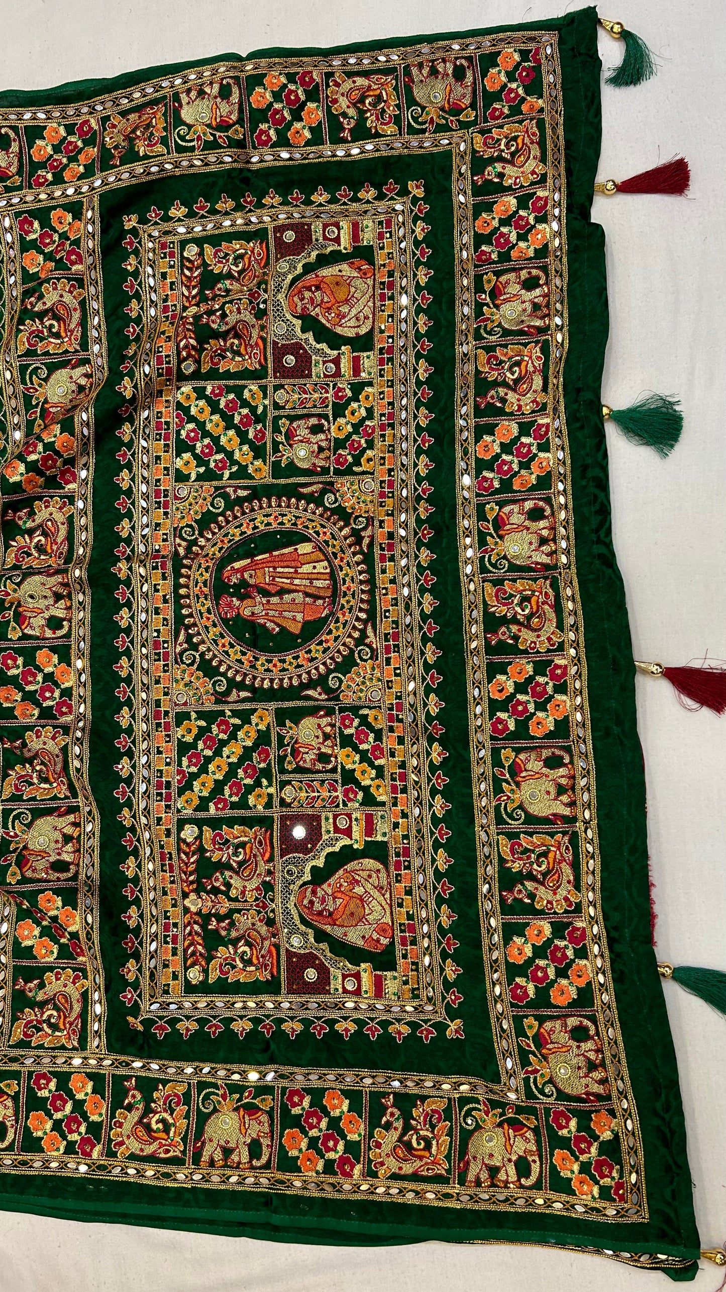 Kutchi Gharchola Saree (Airawat)