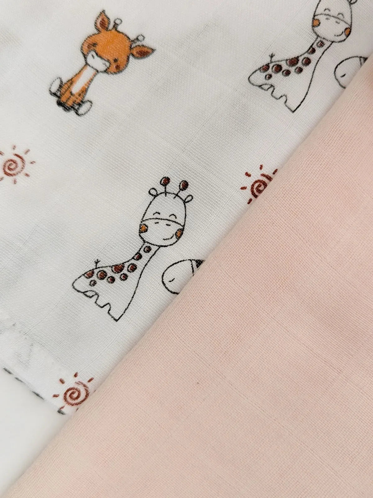 Muslin Giraffe Swaddle-pack of 2