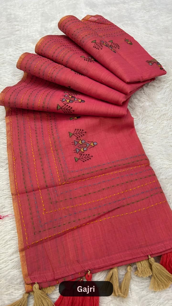 Corporate Wear Katha Saree