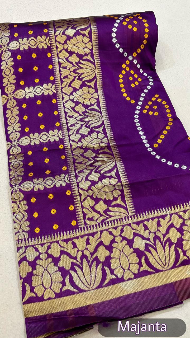 Banarasi Bandhani Saree