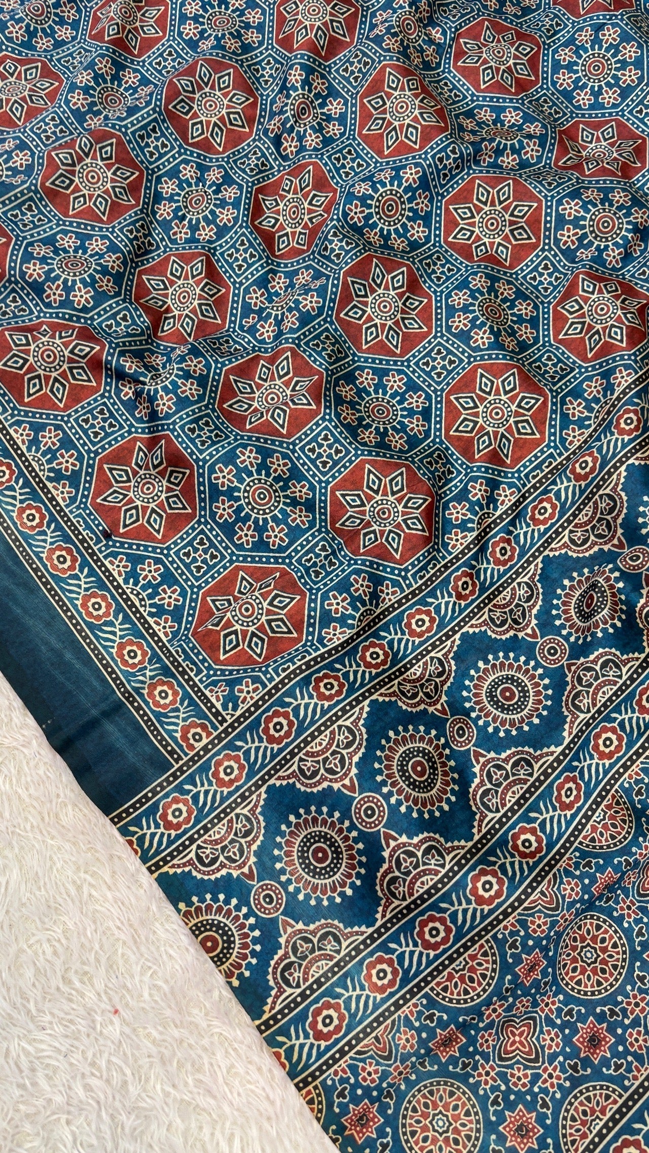 Tusser Silk Kalamkari Saree Vol.13