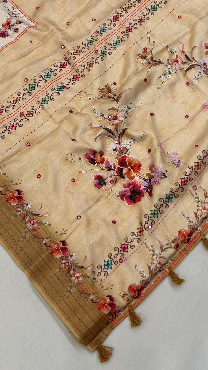Katha Work Designer Saree (Vol.1)
