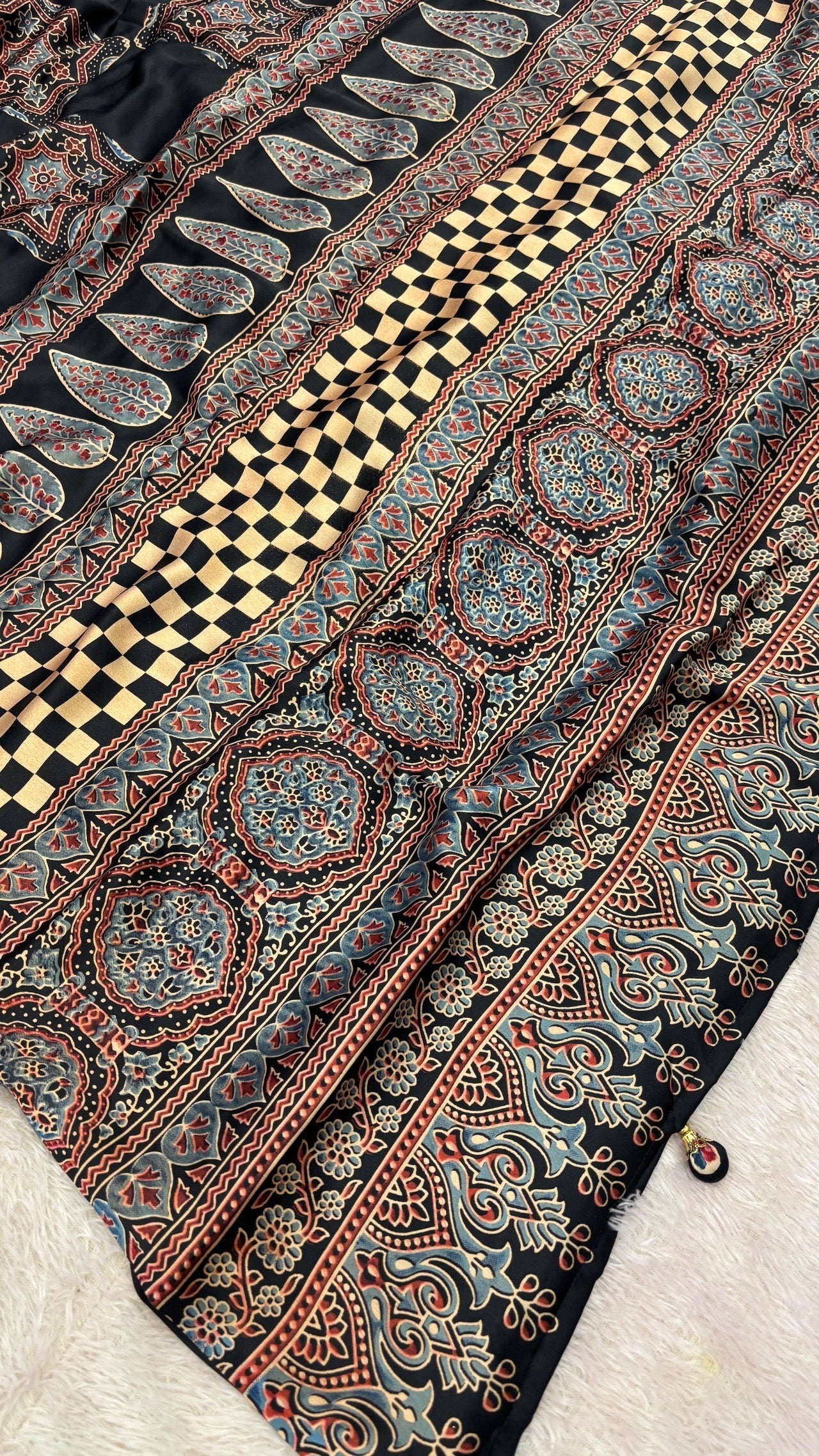 All New Designer Ajrakh Saree