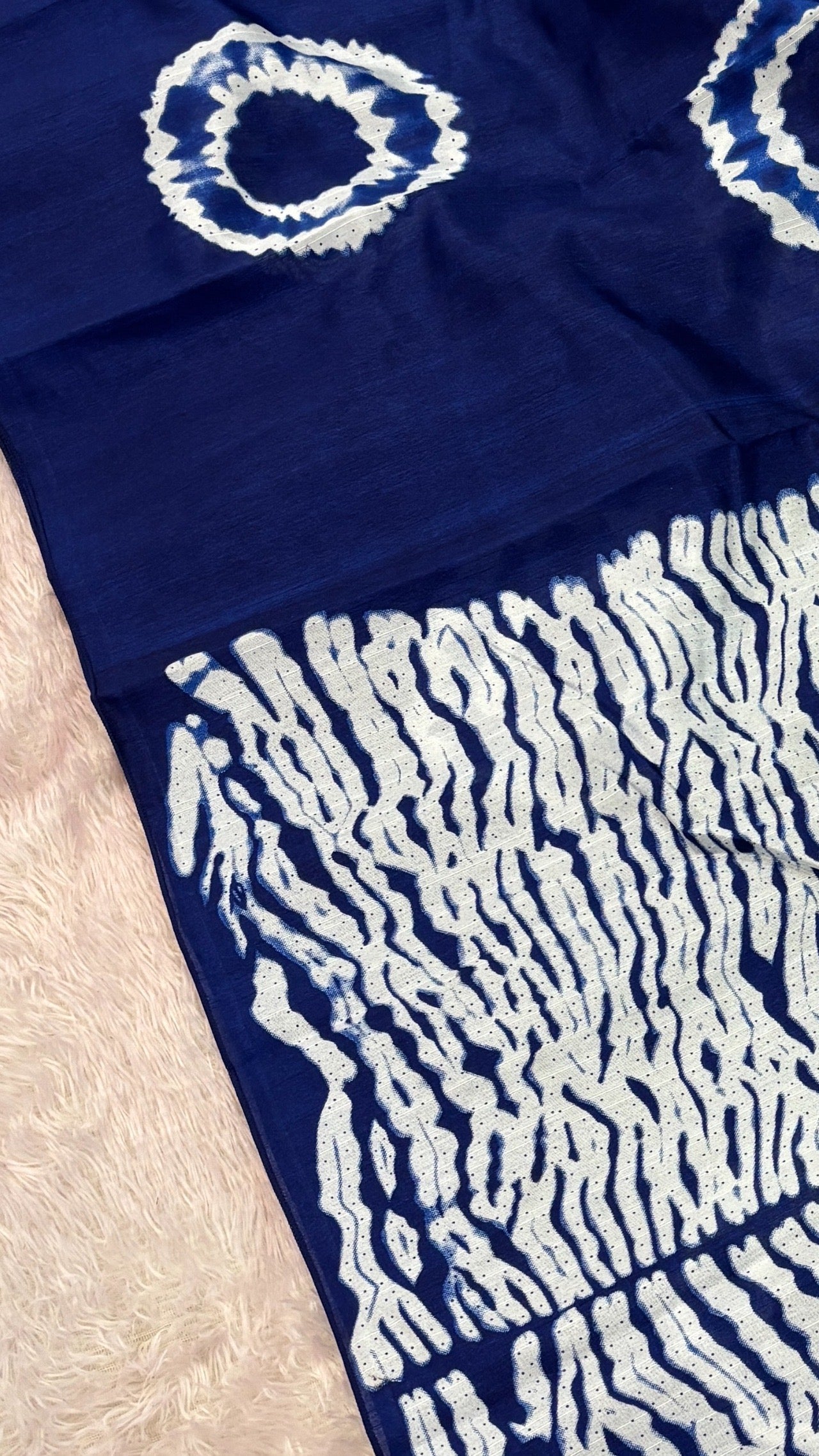 Shibori Charm, Sambalpuri Cotton Silk Saree