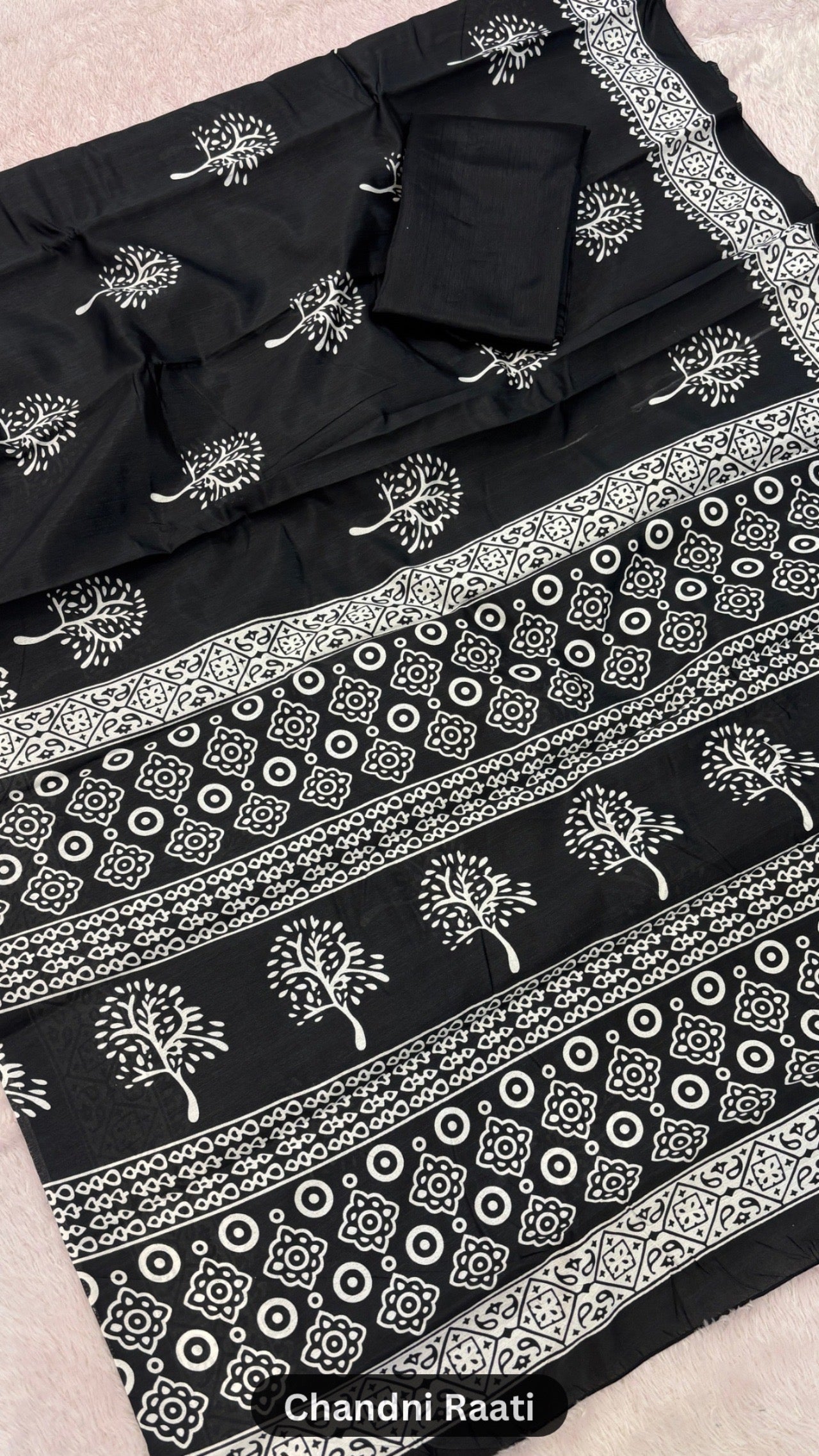 Chandni Raati, Sambalpuri Cotton Silk Saree