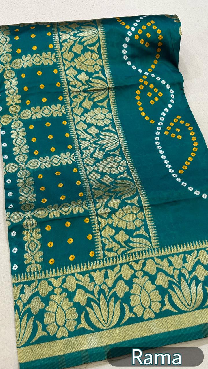 Banarasi Bandhani Saree