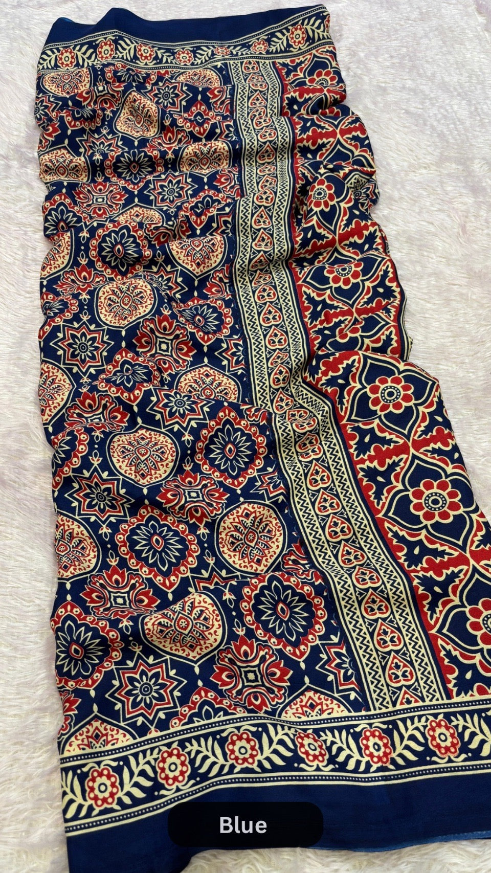 Super Hit Ajrakh Saree