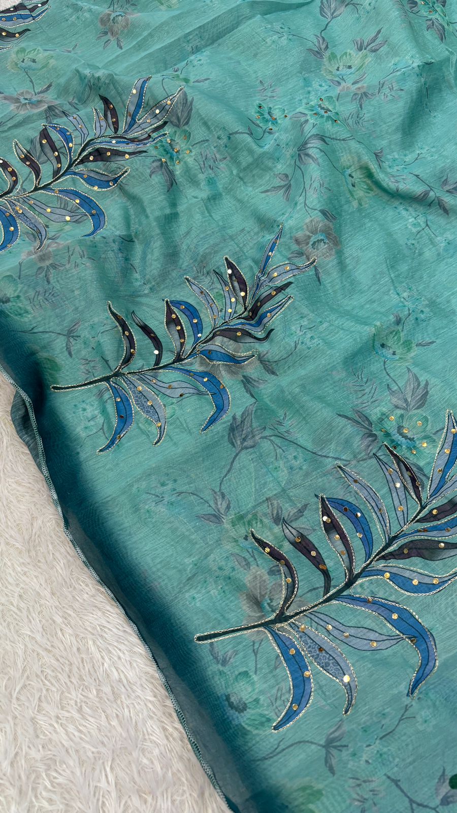 Digital Handpicked, Sequence Work Saree Vol.3