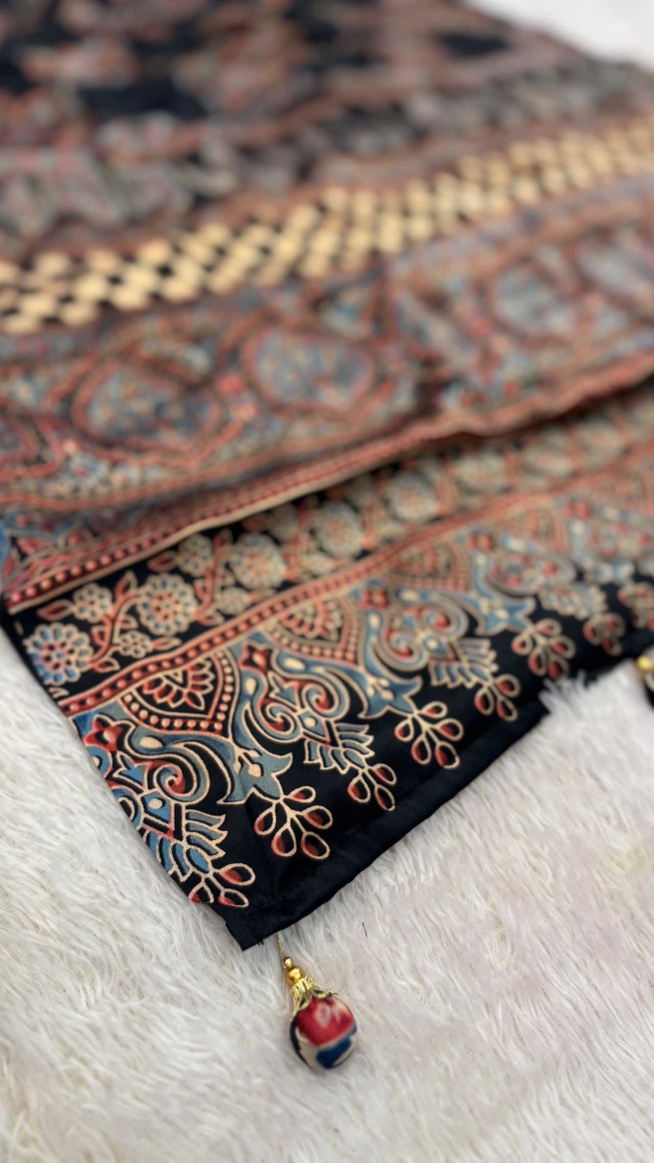 All New Designer Ajrakh Saree