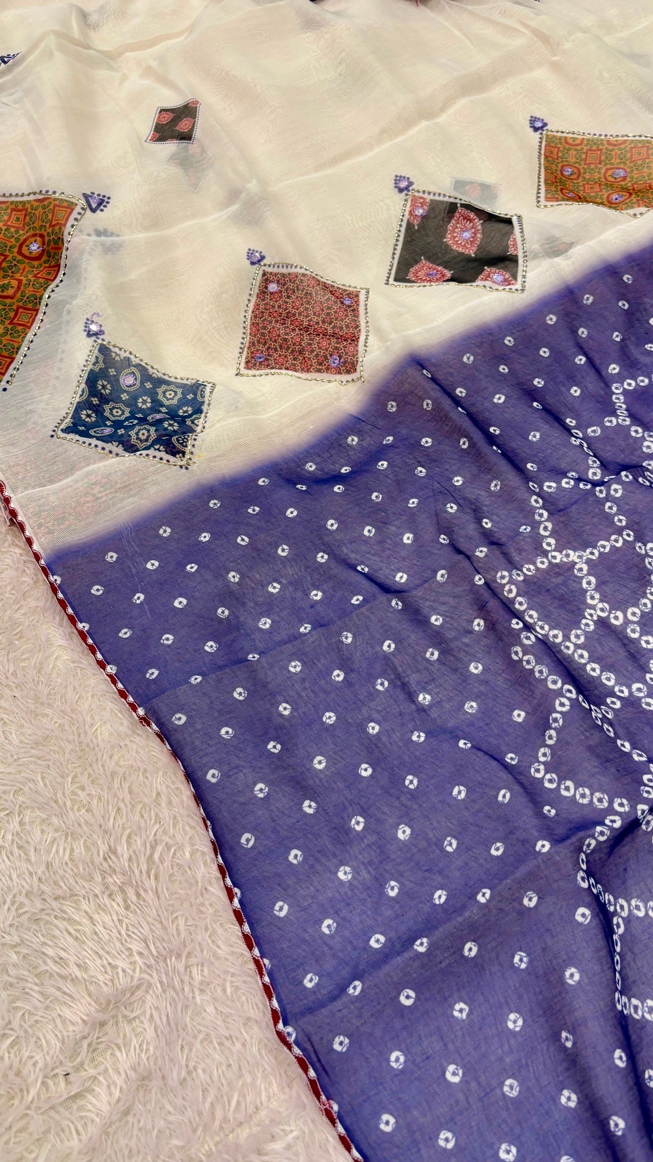 Digital Handpicked, Handwork Saree