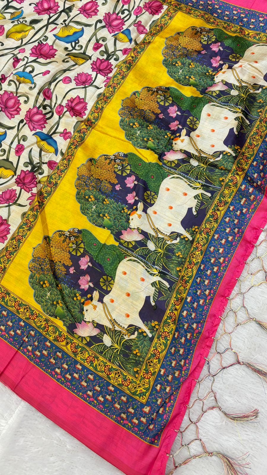 Tusser Silk Kalamkari Saree Vol.2