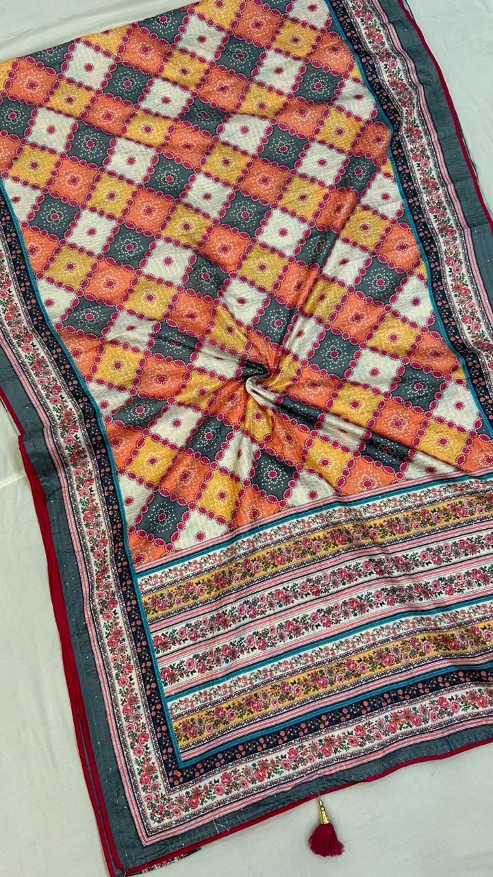 Digital Bandhani Saree Vol.5