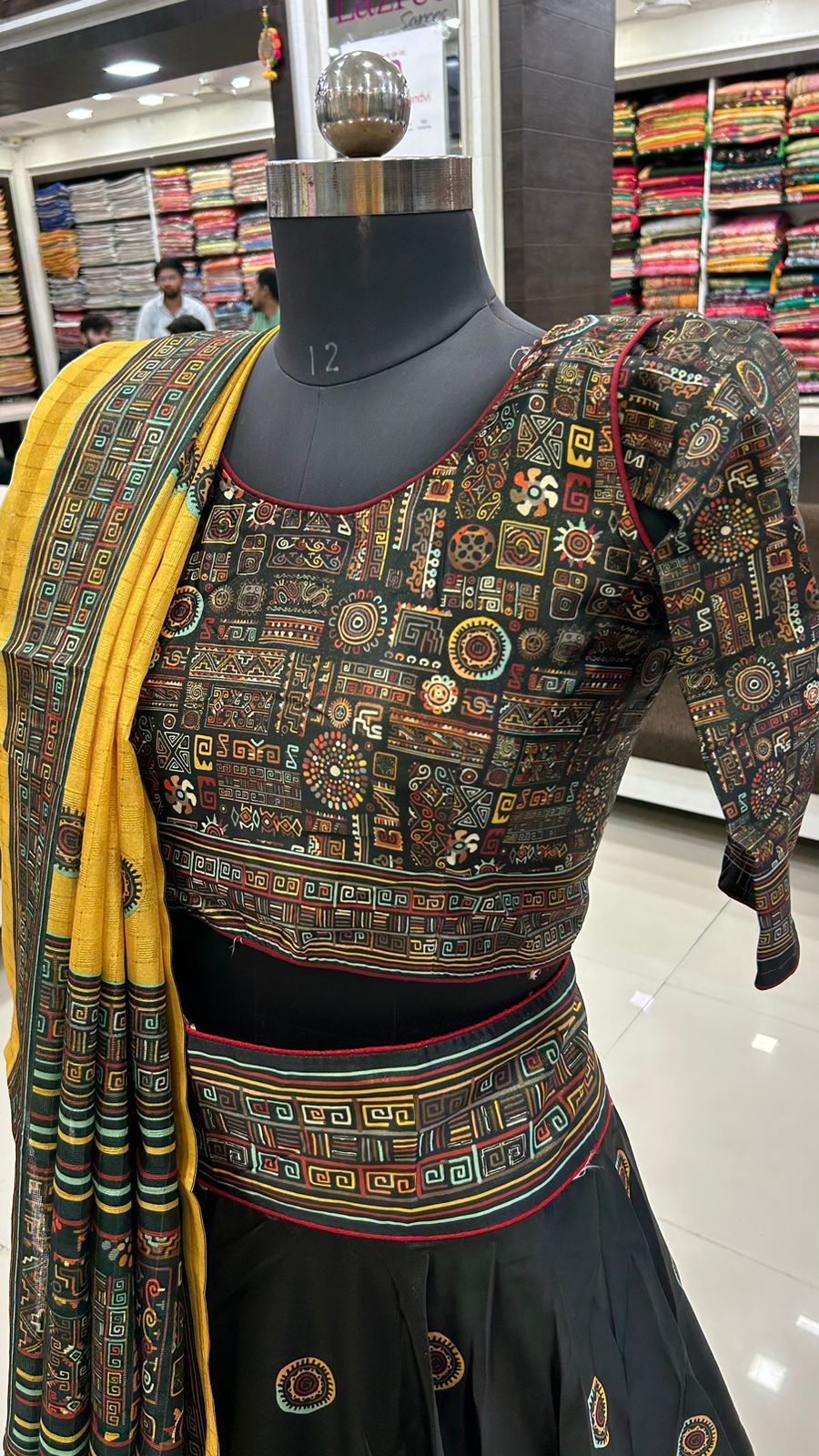 Kalamkari 7 Meter flair Lehanga Choli