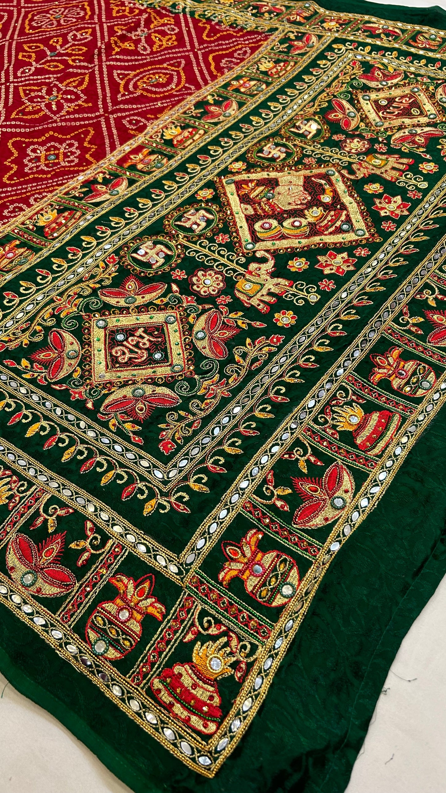 Vintage Gharchola Saree